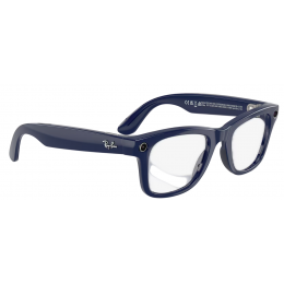 Умные очки Ray-Ban Meta* Wayfarer Gen 2 Shiny Cosmic Blue, Фотохромные линзы Clear to Sapphire Transitions (RW4012), размер L